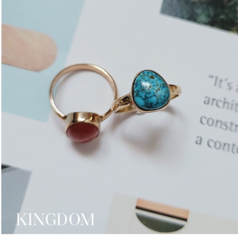 Hubei Turquoise Gold Ring